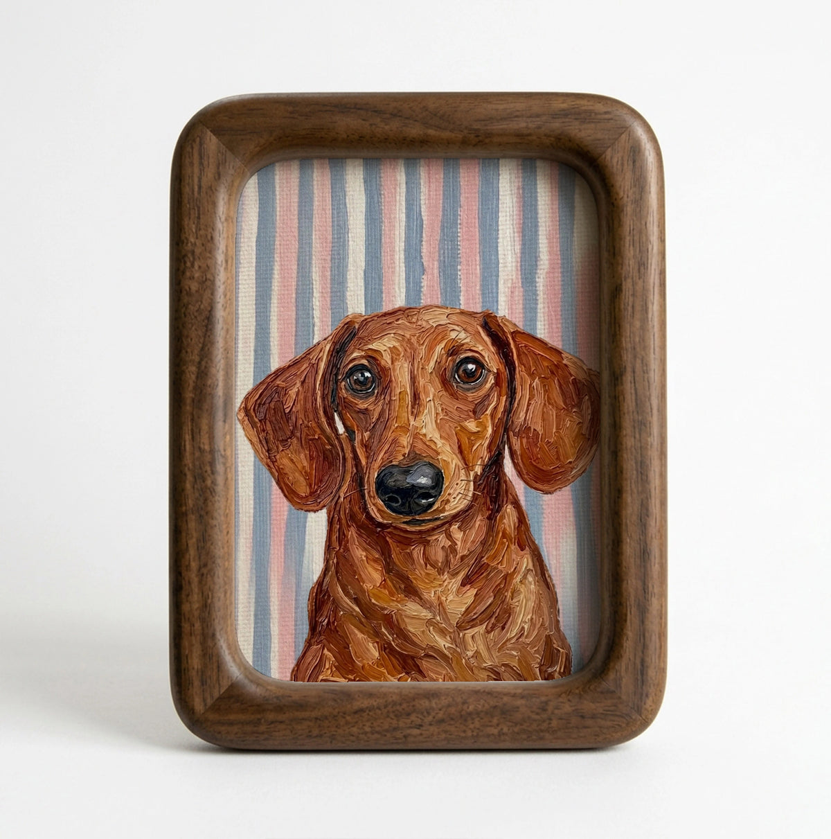Custom Oil Pet Portrait from Photo – Personalized Digital Artwork