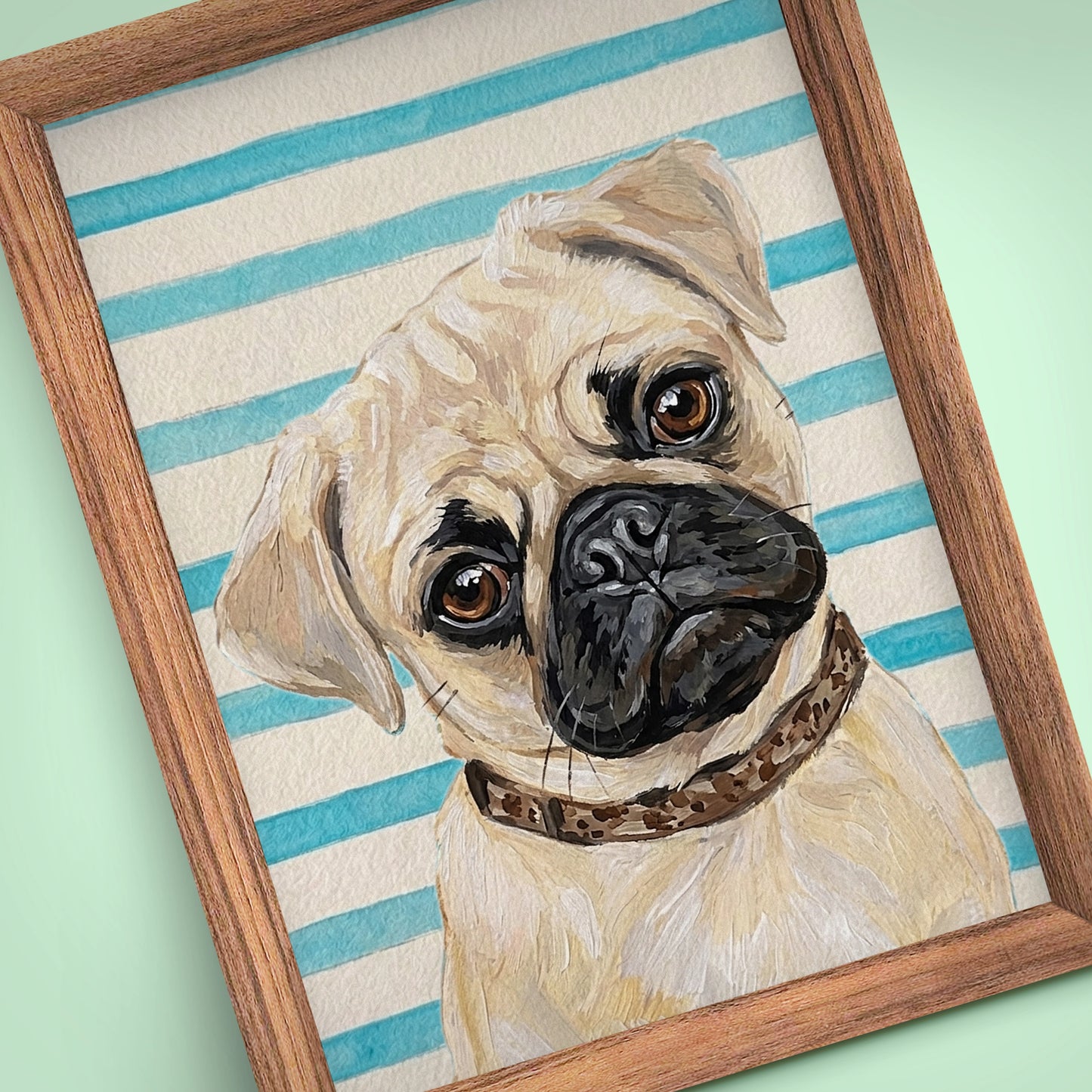 Custom Pet Portrait from Photo – Digital Pet Portrait