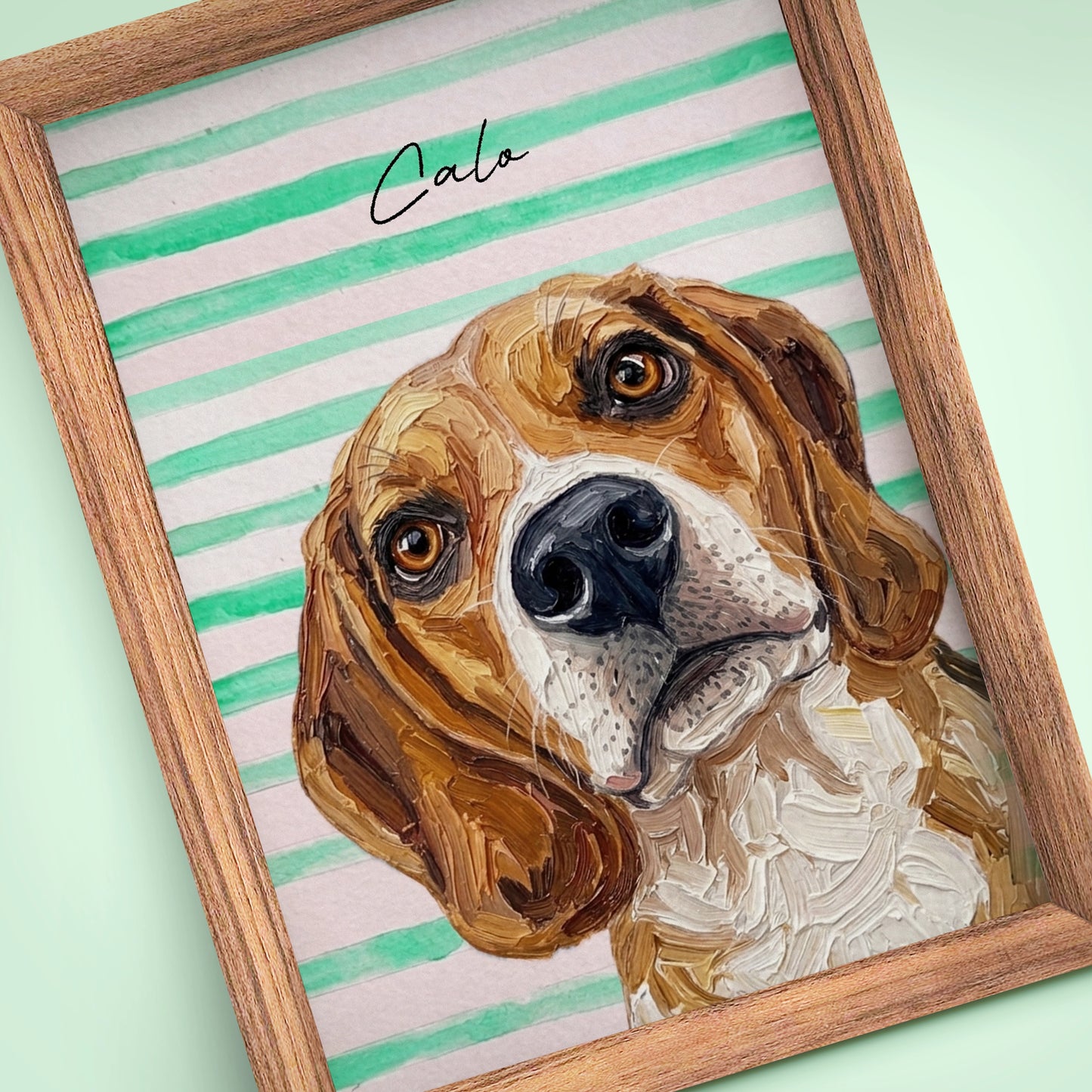 Custom Pet Portrait from Photo – Digital Pet Portrait