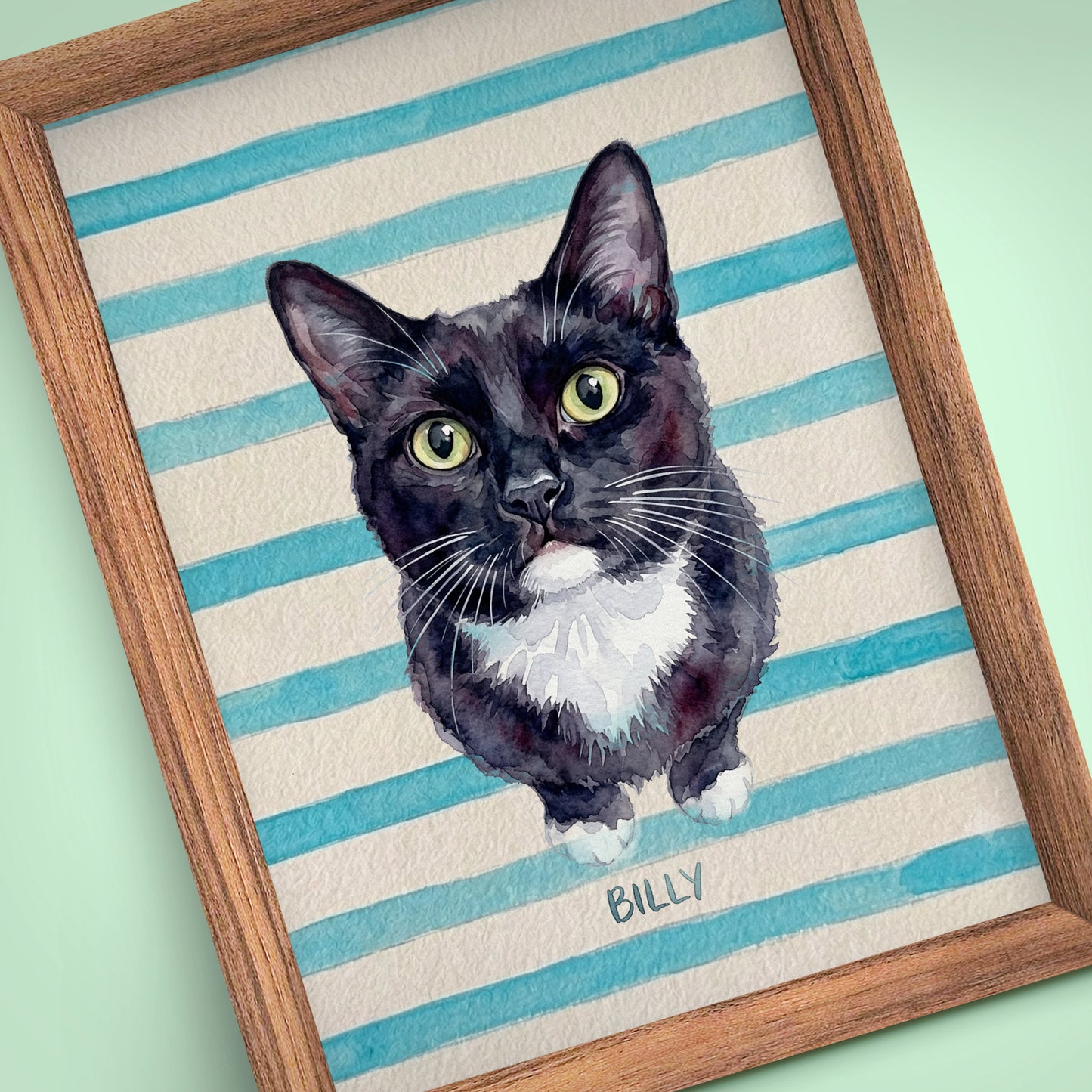 Custom Pet Portrait from Photo – Digital Pet Portrait