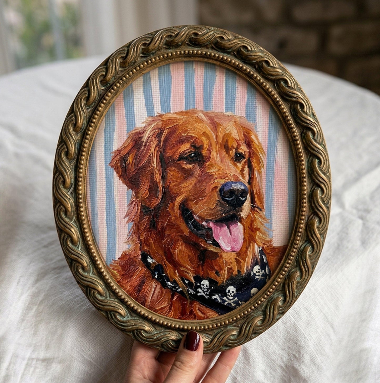 Custom Oil Painting Pet Portrait from photo  - Digital file only