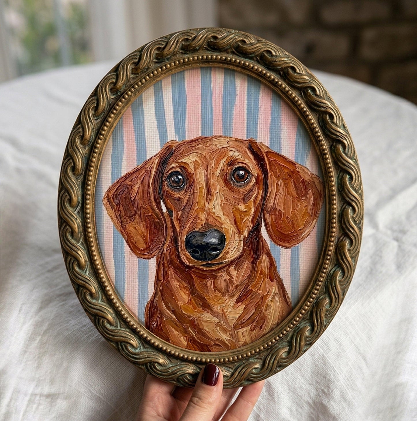 Custom Oil Painting Pet Portrait from photo  - Digital file only