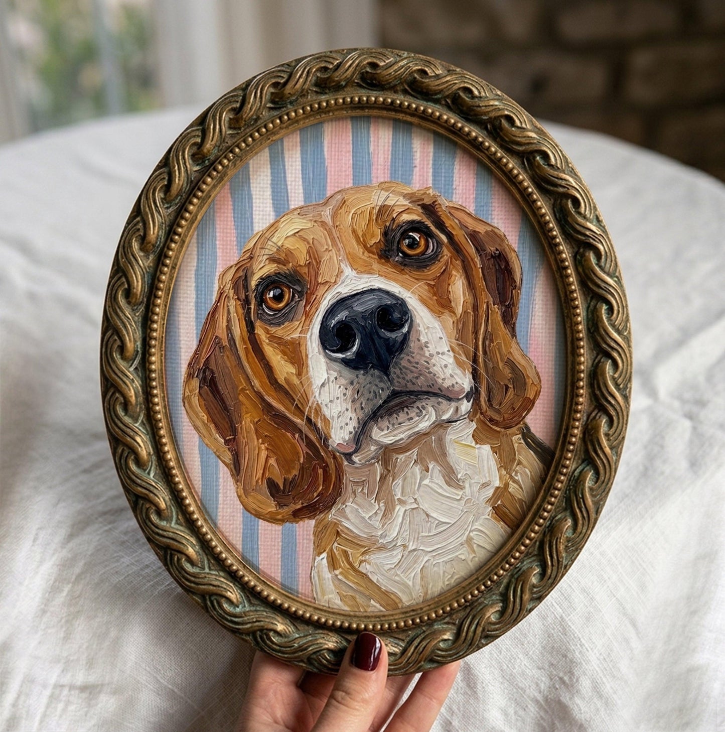 Custom Oil Painting Pet Portrait from photo  - Digital file only