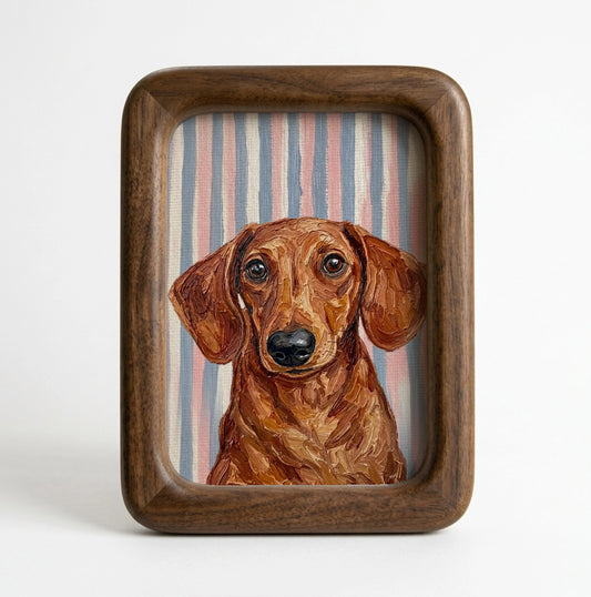 Custom Oil Pet Portrait from Photo – Personalized Digital Artwork