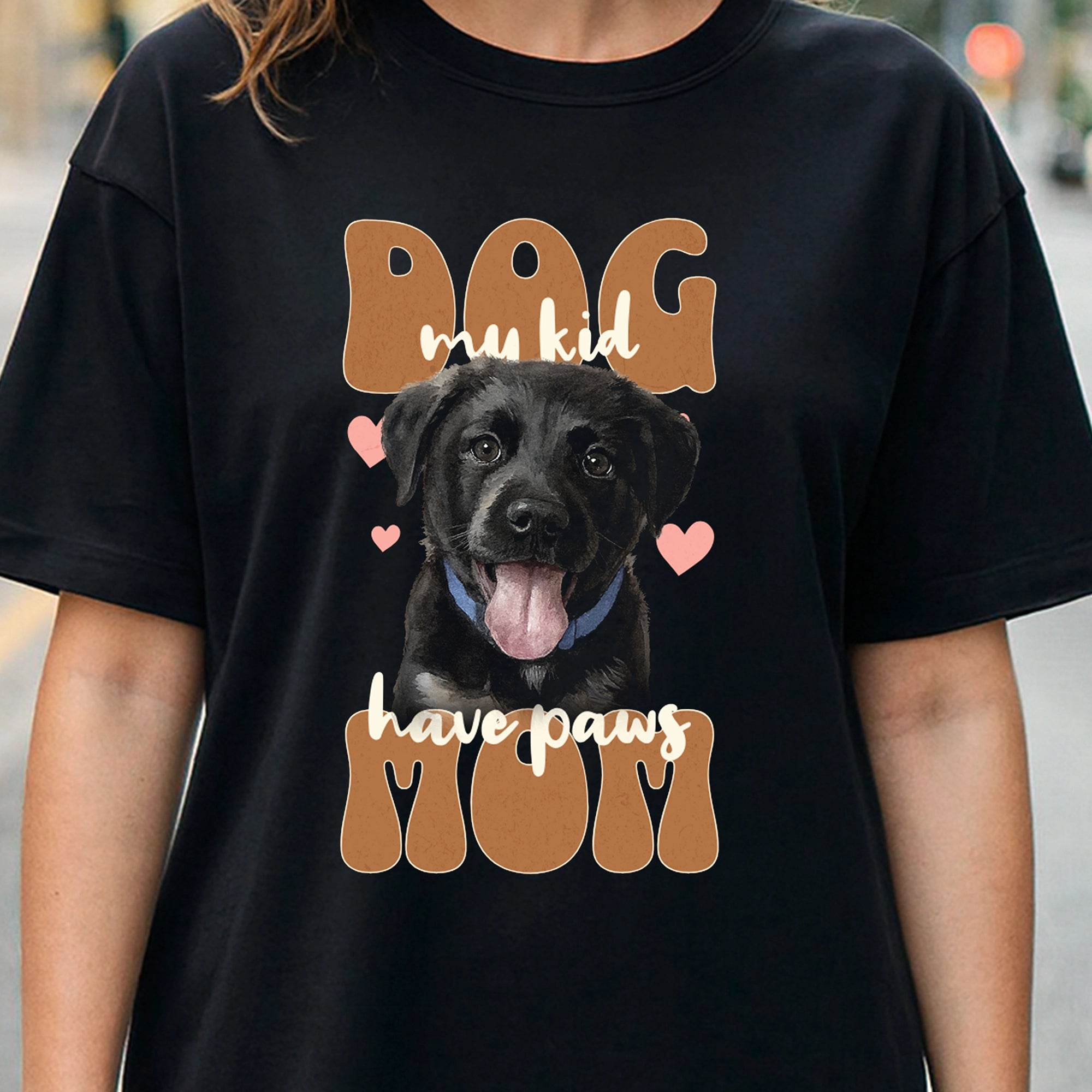 Custom Pets with names Unisex fine jersey tee