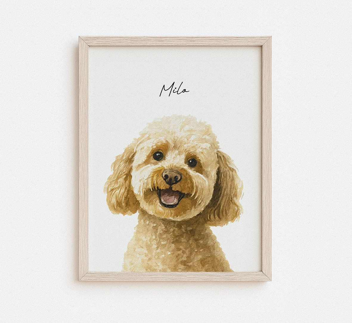 Custom Watercolor Pet Portrait