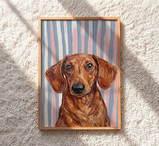 Custom Oil Painting Pet Portrait from photo  - Digital file only