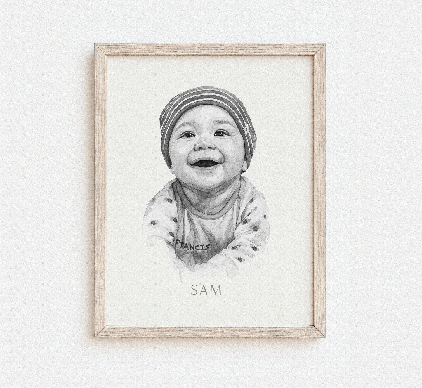 Human Watercolor Portrait