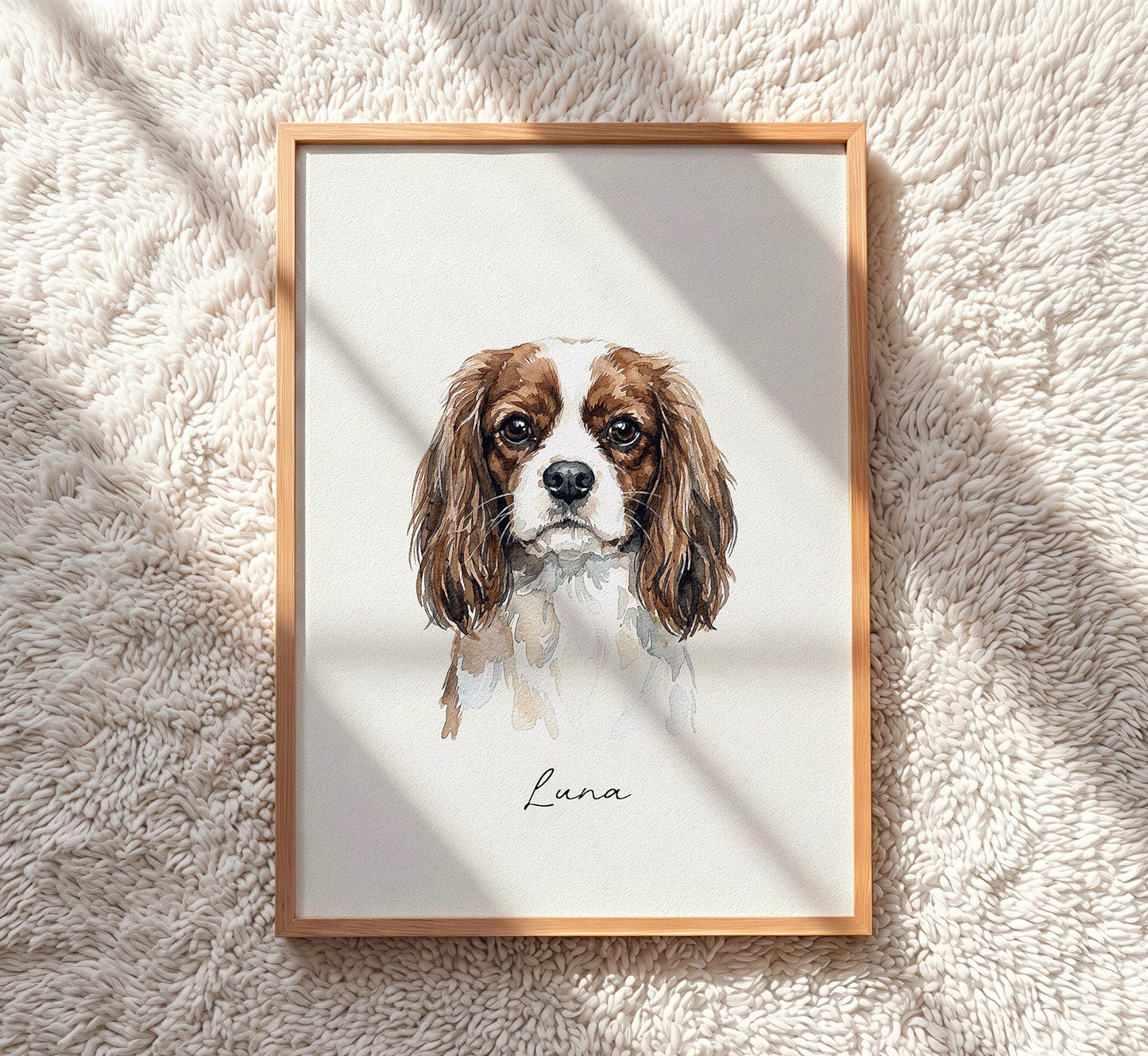 Custom Watercolor Pet Portrait From Photo — Digital Artwork