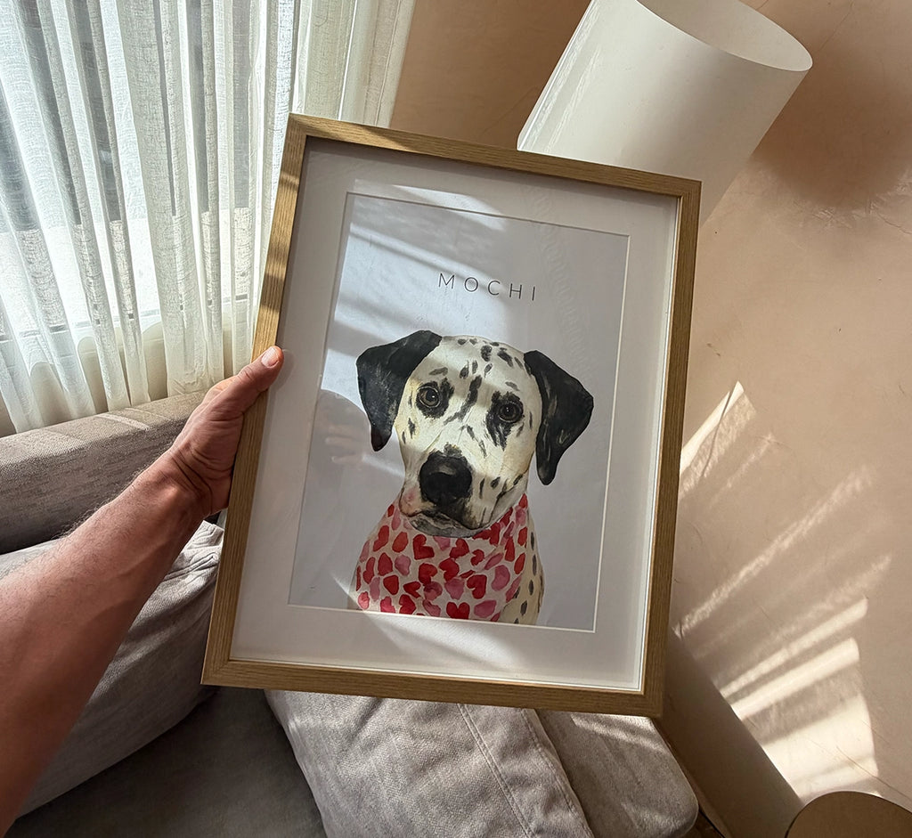 Custom Dog & Cat Watercolor Portrait — Painted From Your Photo
